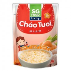 Cháo tươi Baby gà cà rốt, SG Food, 10 tháng